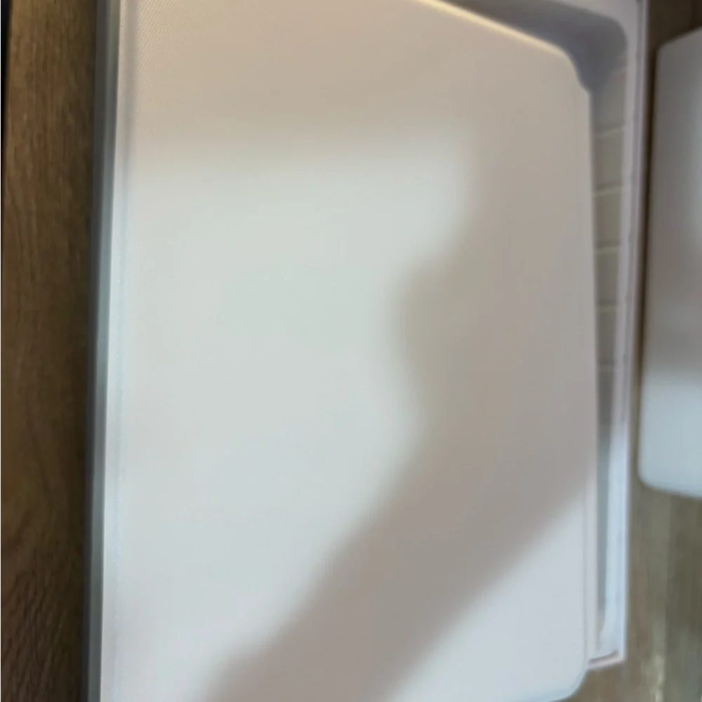 White Textured Laptop Case